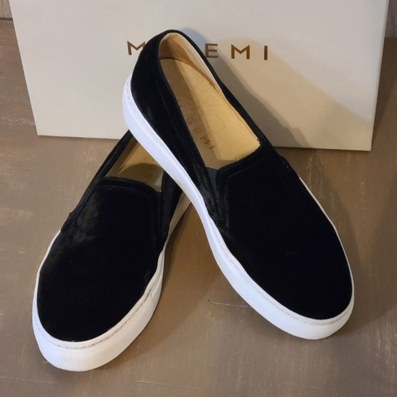 M. Gemi Shoes - M. Gemi velvet slip-on sneakers